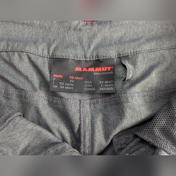 Mammut pants Men's size 34 short - Picture 5 of 10